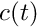 $c(t)$